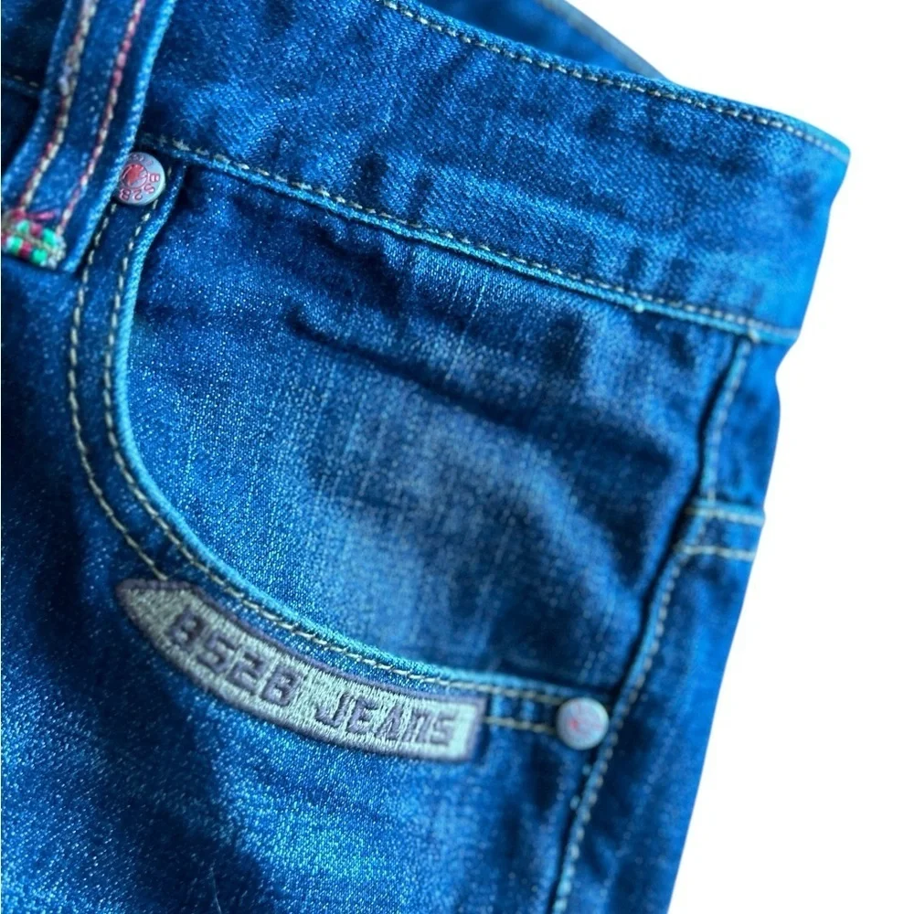 BSB2 Men's Straight Jeans Size 32 x33‎ Faded Blue Wash Denim